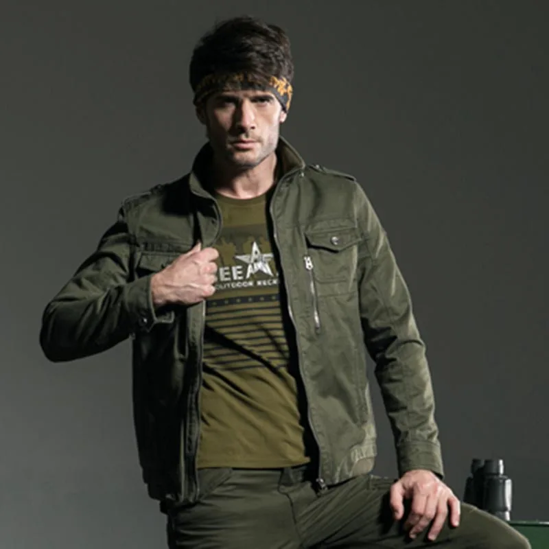Army Coat Military Jacket Men European 