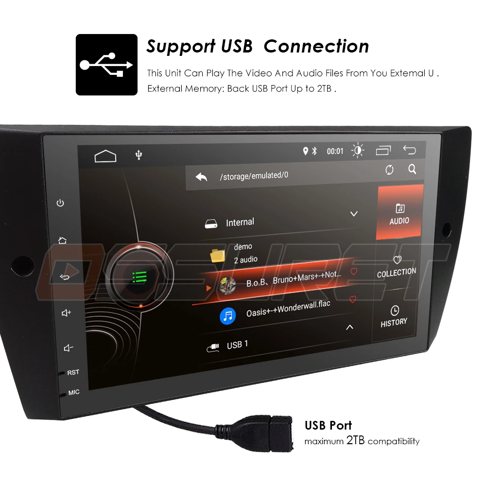 Top 1 Din Android 9.0 QUAD core 9 Inch Car GPS stereo For BMW E90 E91 E92 E93 2006-2012 EQ SWC 1080P OBD2 TPMS  DTV-IN Free Camera 19