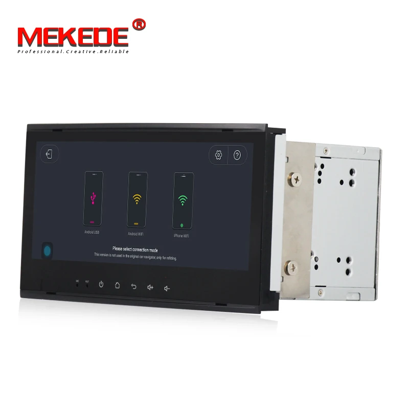 Flash Deal MEKEDE 8.8" android 7.1 support 4G WIFI BT Car GPS DVD Player for Volkswagen Touareg Transporter T5 Multivan 2002-2010 5