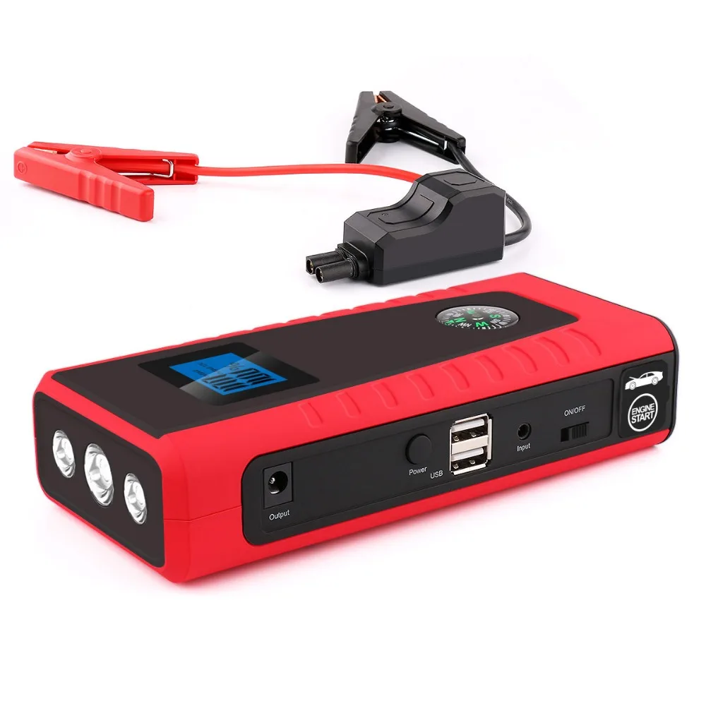 

Super Power Car Jump Starer Power Bank 12V Emergency Starting Device Portable Car Charger For Car Battery Booster Buster