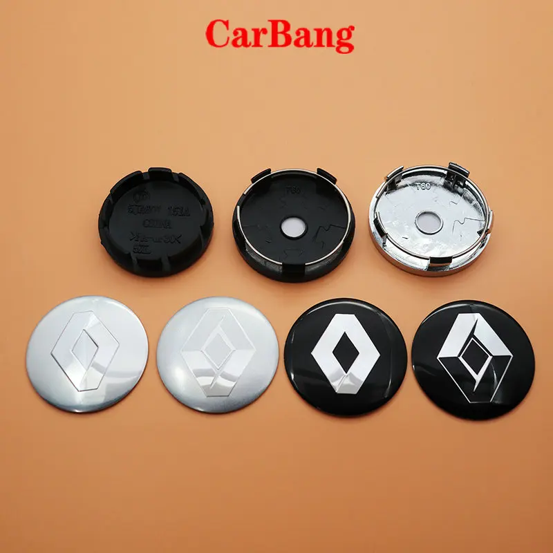 

4pcs 56mm 60mm Renault Car logo Wheel Center Cap rim Badge dust-proof covers Creative emblem decoration sticker