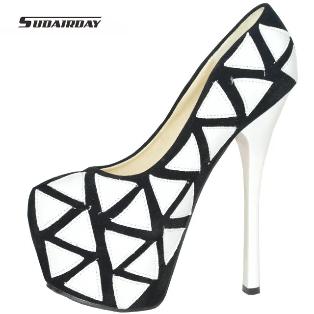 plus size 34 42 2016 women fashion platform 16cm ultra high heel heel size