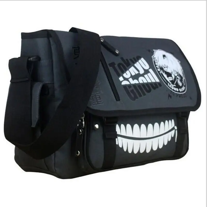 

Anime Tokyo Ghoul Ken Sling Messenger Bag Single Shoulder Bag Laptop Crossbody School BAG Satchel Handbag Cosplay Gift Fashion