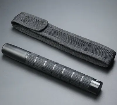 

Polyester fiber manual telescopic self-defense stick outdoor camping patrol car self-defense three-section broken window cone