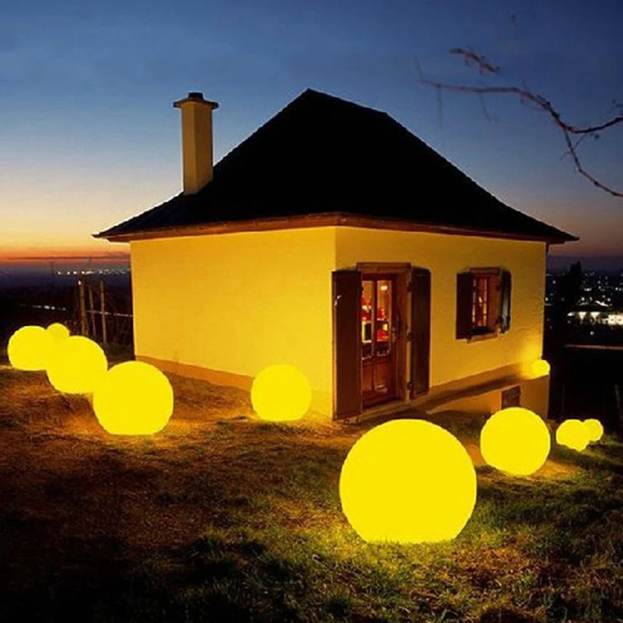 

Rechargeable Remote Control RGB Colorful LED Floating Ball illuminated swimming pool ball light Outdoor Holiday Garden Light