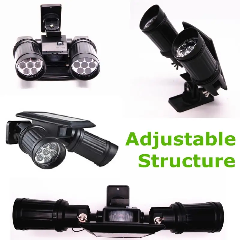 Solar Garden PIR Motion Sensor Light 14 LED Spotlights Solar Powered led Street Lights Outdoor Security Lamp Super Bright