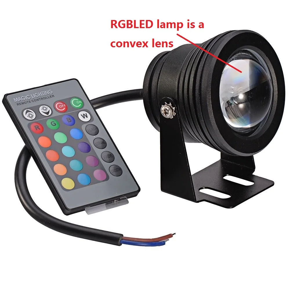 1 шт./лот RGB 10 Вт DC12V подводные светодиодные фонари для фонтанов Светодиодная лампа для бассейна лампы для пруда IP67 под водой Светодиодный свет