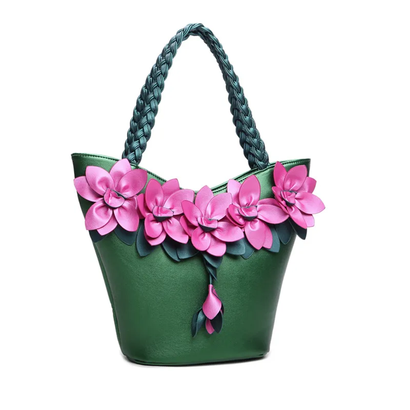 Сумка тоут женская летняя из экокожи с цветочным принтом|ladies bags|shoulder bagssingle shoulder bag