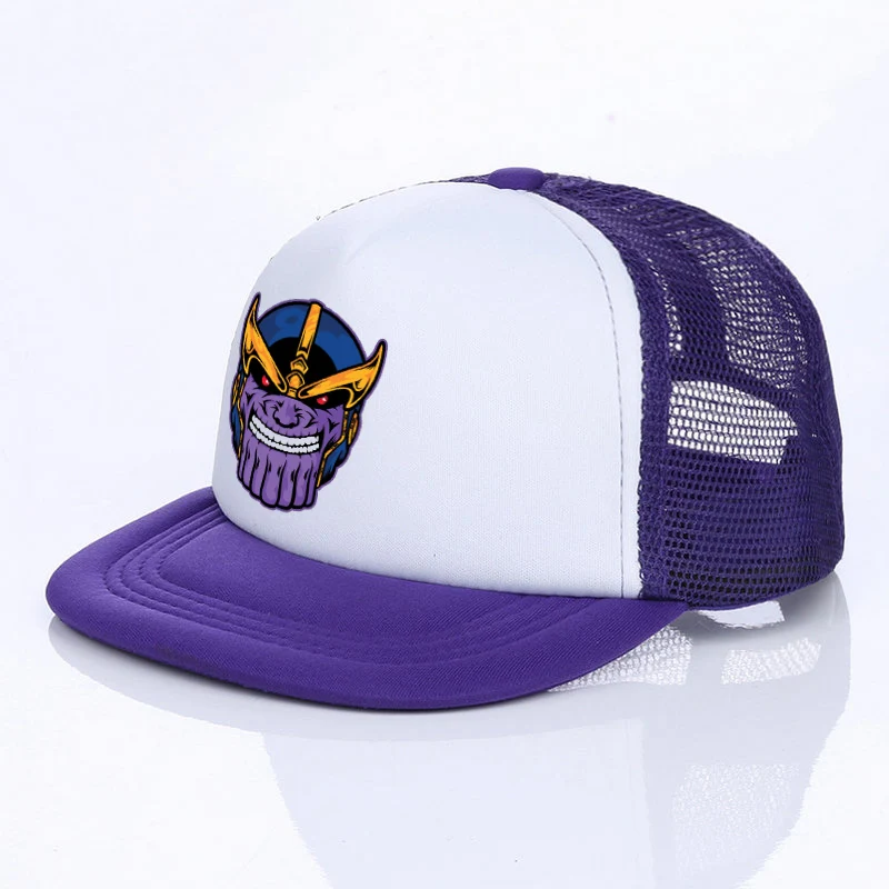 Mavel Мстители: Бесконечная война танос Snapback шляпа для взрослых Infinity Gauntlet хип-хоп кепка детская железная Мужская регулируемая бейсболка YF020 - Цвет: YF02013