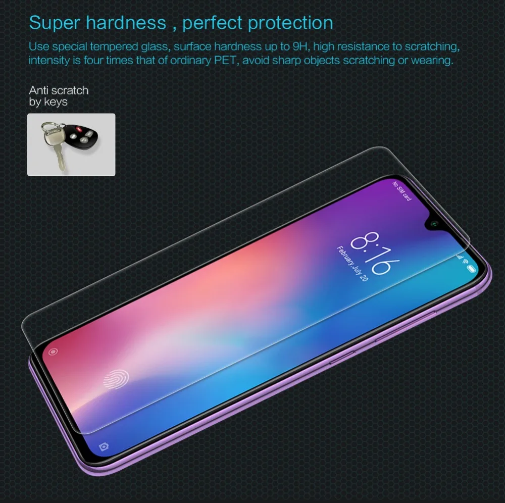 Для Xiao mi 9 SE 9 glass Nillkin 0,3 мм Защита экрана для mi 9 SE 9H взрывозащищенное Закаленное стекло