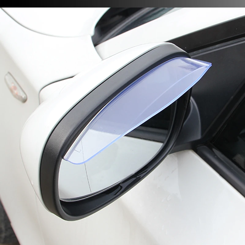 

2Pcs Car Rear View Mirror Rain Eyebrow Rain Shield Shade Cover for Porsche Cayenne Macan Macan S Panamera Cayman Carrera Porsch