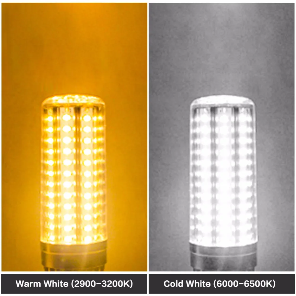 Светодиодная лампа E27 светодиодная лампочка E14 SMD5730 220 В кукуруза лампочки 24 36 48 56 69