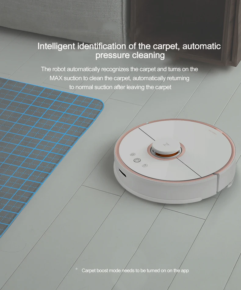 Perfect Xiaomi New Original Robot Vacuum Cleaner 2 Wet Drag Mop Smart Planned with Water Tank Automatic Sweeping Dust WIFI APP Control 20
