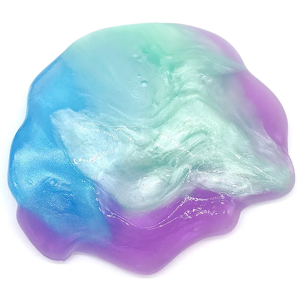 Plasticine игрушки красивый цвет DIY Ramen mud Mixing Cloud Slime шпатлевка ароматизированный стресс Детский пластилин игрушка Хрустальная слизь пушистая