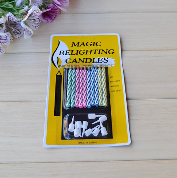 1 set High quality Magic Relighting Birthday Candles Birthday Couples