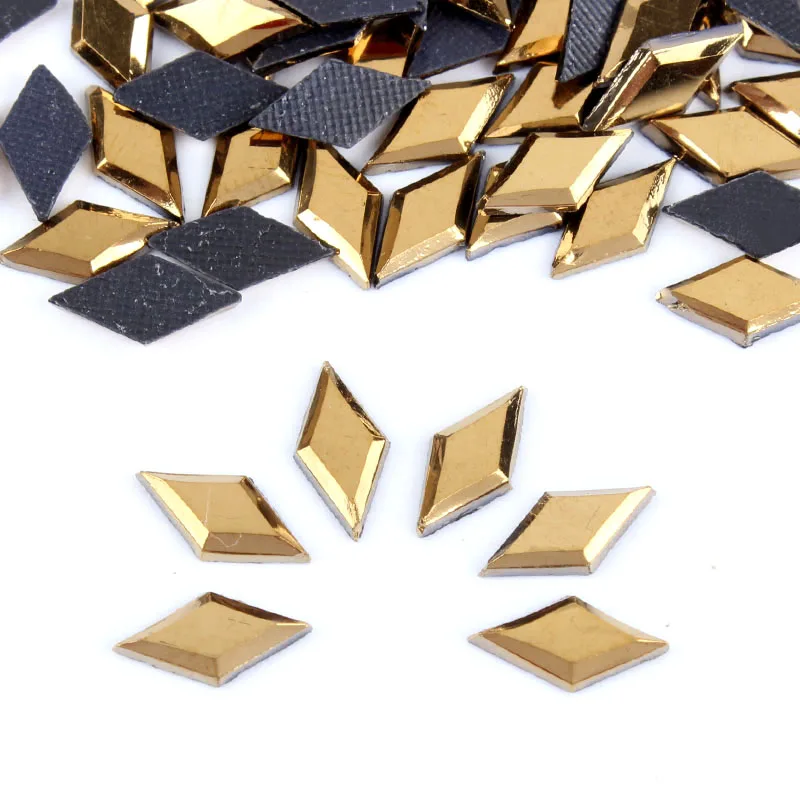 Новый товар! Горный хрусталь Mine Gold 300 шт./лот 4x8 мм в форме ромба горячей фиксации