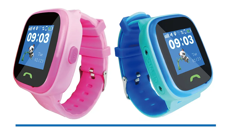 Waterproof GPS global positioning Children Wearable watch phone SIM