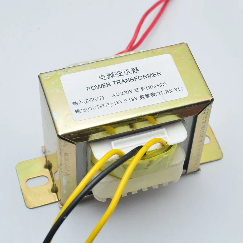 

Pure copper alternating current double 18V50W power transformer LM1875 power amplifier application