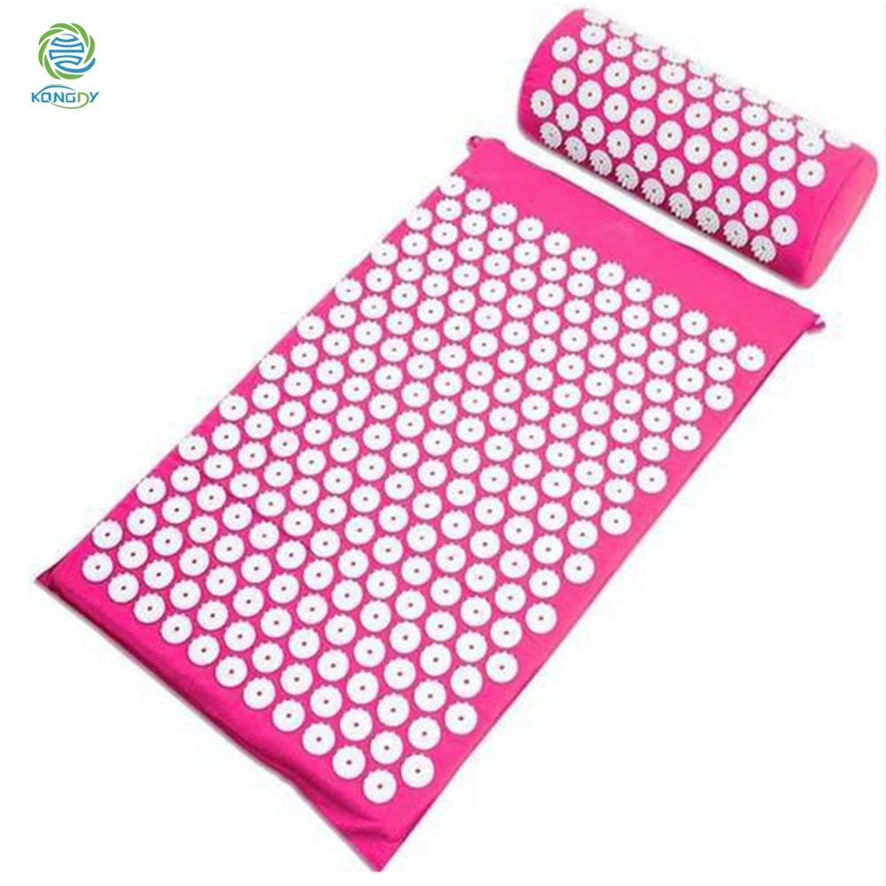 Acupuncture Massage Cushion Massage Mat Acupressure Massage Relieve Back Body Pain Flower Spike Acupuncture Massage Mat & Pillow