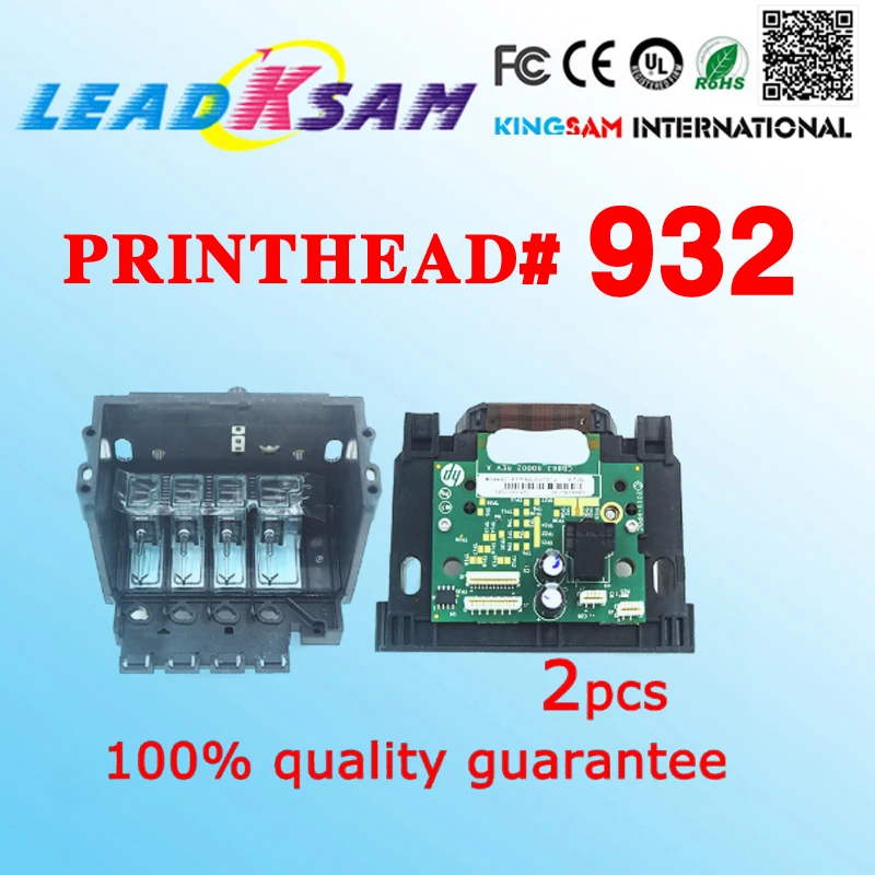 2x печатающая головка для замены hp 932 933 OfficeJet 7110 7610 7600 6100 6600 6700 | Компьютеры и офис