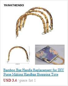 1 шт домашняя сумка круглый пластиковый кошелек ручка Замена DIY аксессуары для сумок