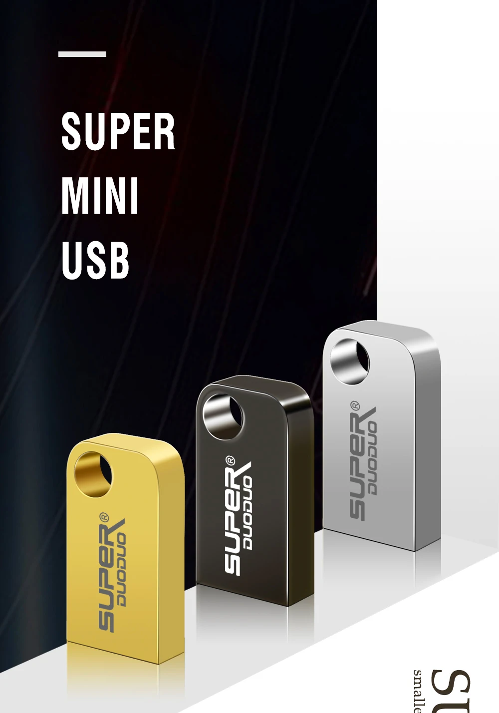 Супер миниатюрный флэш-накопитель 32 ГБ 16 ГБ 8 ГБ 4 ГБ металлический флеш-накопитель USB 2,0 Флешка карта памяти 64 Гб мини Usb флэш-накопитель