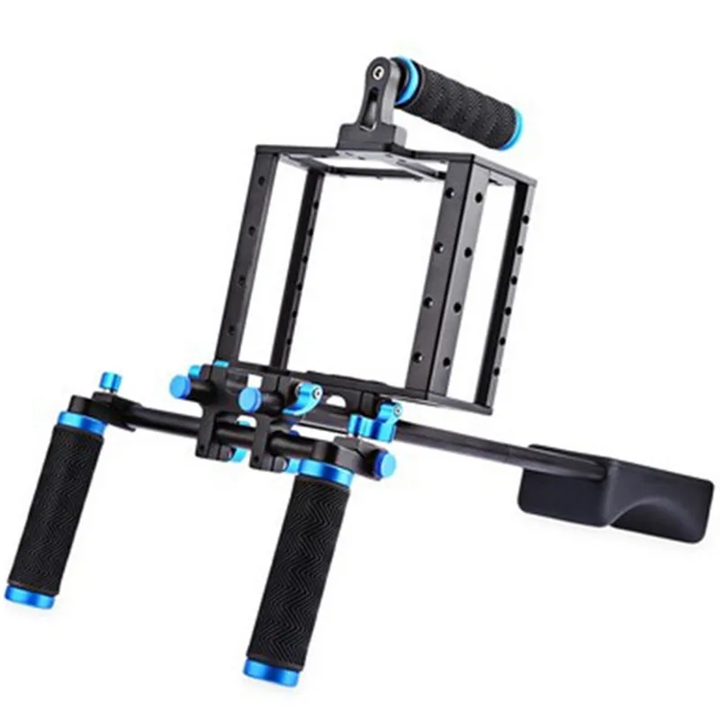 DSLR Rig Kit Shoulder Mount Rig +DSLR Cage +Follow Focus + Matte Box for DSLR Cameras and Video Camcorders (6)