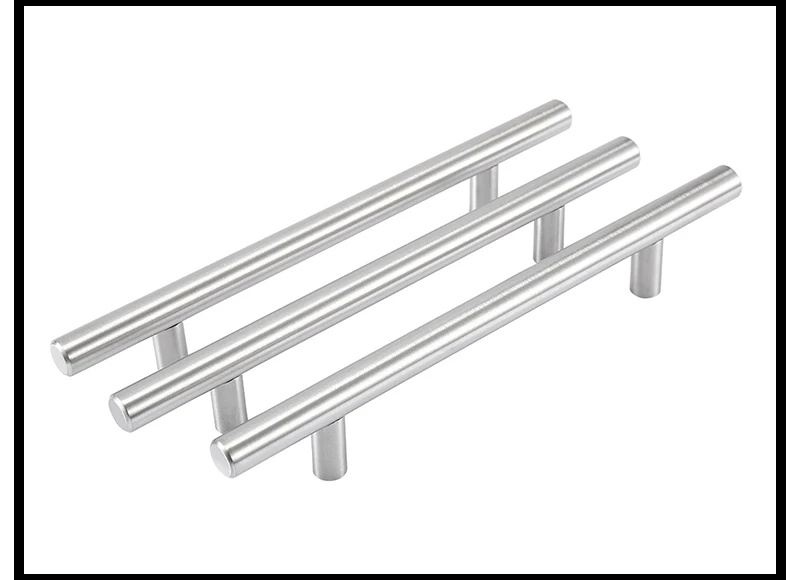 Ручка для кухонного шкафчика из нержавеющей стали, дверная ручка, выдвижной ящик для мебели