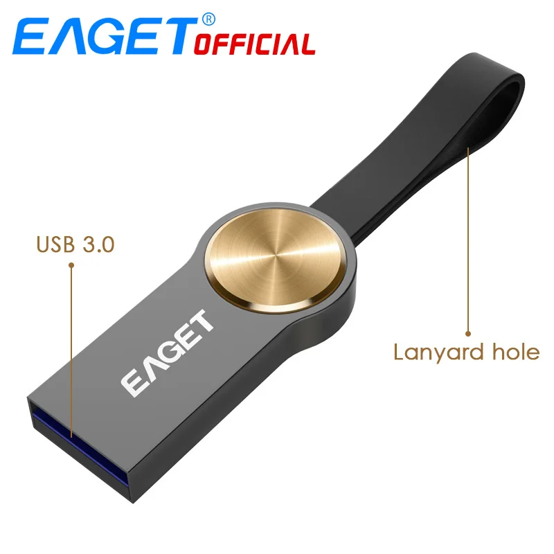 EAGET U80 в коробке sub Флеш накопитель 16 Гб/32 ГБ/64 Гб USB 3,0 USB флэш-накопители Водонепроницаемый USB диск флэш-карта памяти, Флеш накопитель