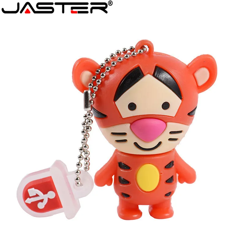 USB накопитель JASTER супер милый флеш с изображением Льва Ослика тигра свиньи 32 ГБ 16