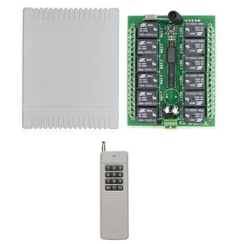 

Home long range DC 12V 24V 12 CH 12CH RF Wireless Remote Control Switch System,Transmitter Receiver control light led switches