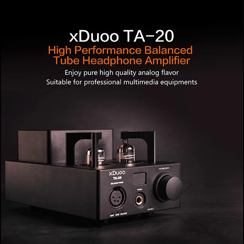 XDUOO TA 20 12AU7 HIFI аудио Высокая эффективность балансный ламповый усилитель для
