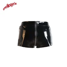 Ночной клуб Танцы девушки повязку юбка с молнией с пряжкой Высокая талия мини-юбка ночь Вечерние пикантные Танцы аксессуар w6194