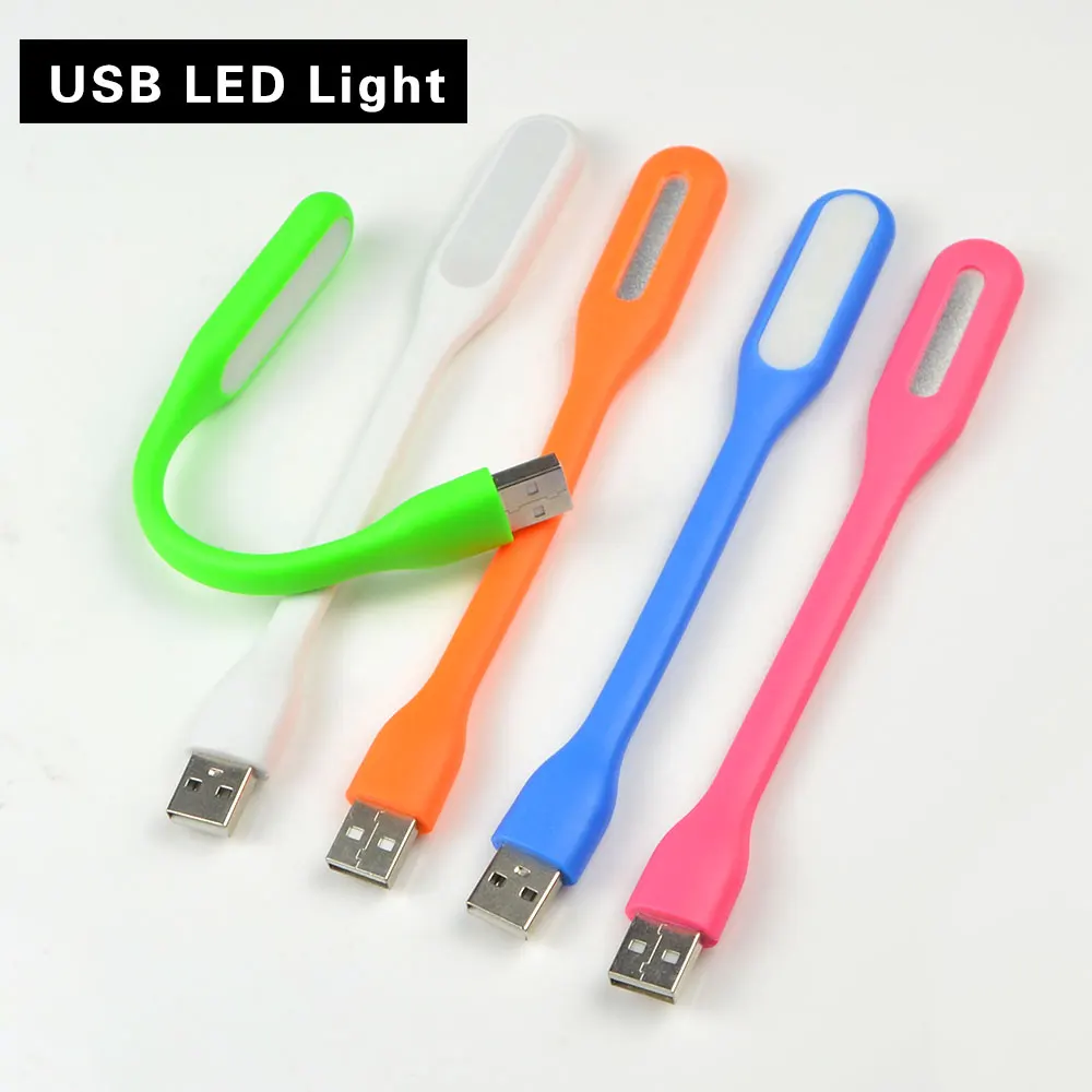 

Soft light USB LED Lamp 5V 1.2W Portable USB Light LED Book Light with USB For Power bank Computer Led Lamp 5 colors