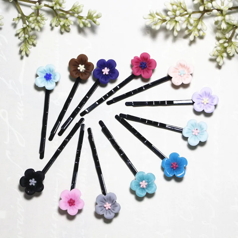 20 New Popular Lady Girls kids Women Little plum Hair Accessories cute children Hair Clips Bridal Hairpins Accessories headwear children shoes girls soft bottom 2017 summer girls shoes children sandals lady bow princess sandals chaussure 21 35