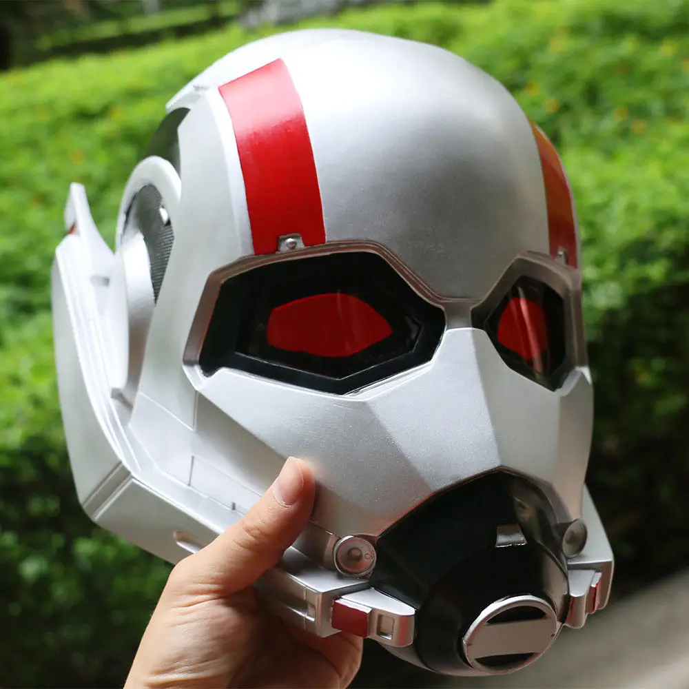 2018 Ant Man LED Helmet Cosplay Ant-Man and The Wasp Scott LED Helmet Mask Props Halloween Party Prop