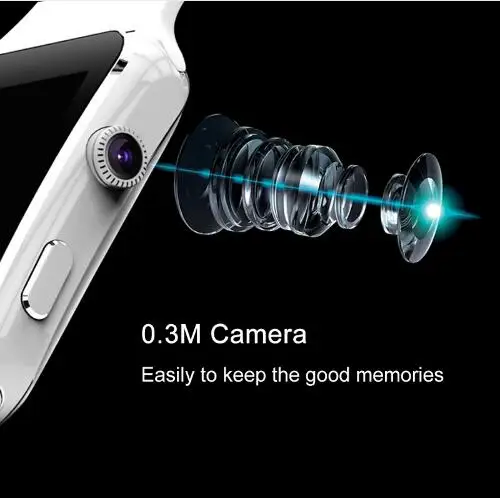  New X6 Smart Watch with Camera Touch Screen Support SIM TF Card Bluetooth men Smartwatch for iPhone - 32959518201