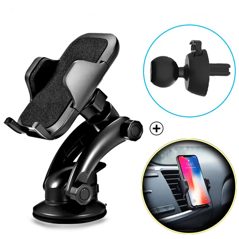 

Multi-function Auto Mobile Phone Bracket Unique Back Anti-slip Mat Design Instrument Panel Installation Phone Holder