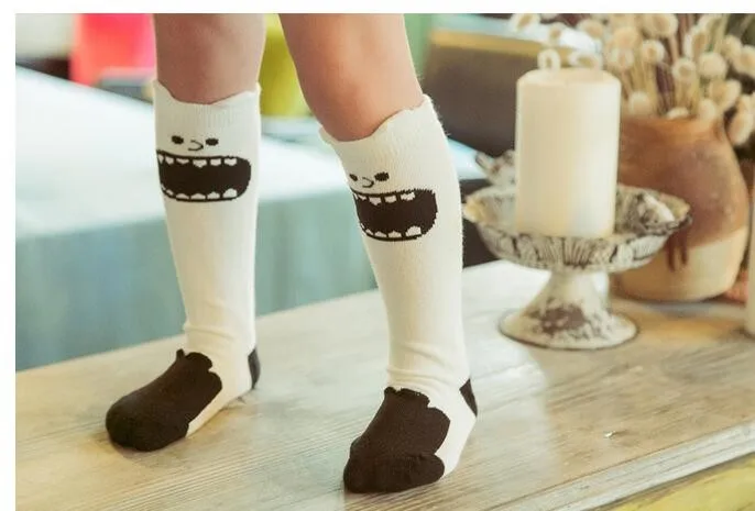 Гетры для маленьких девочек бесплатная доставка милые носки до колена с рисунком лиса хлопковые одежда для детей носки для ботинок для