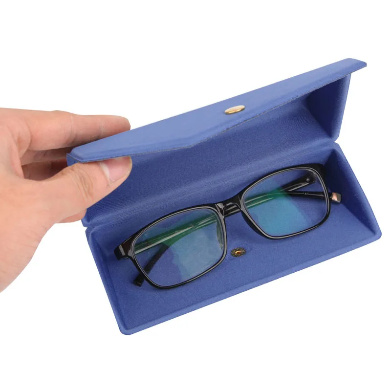

6 Colors Available spectacle cases 1 PC Protable Light Triangular Fold Glasses Case Eyeglass Sunglasses Protector Hard Box