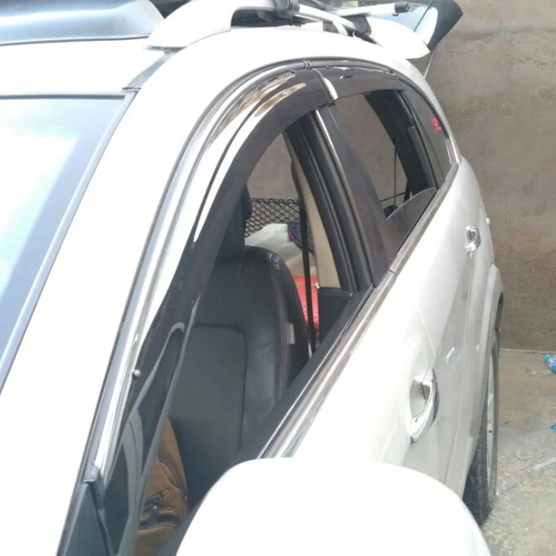 Автомобильный Стайлинг оконные козырьки для Chevrolet Captiva 2012 2013 2014 защита от солнца и дождя наклейки чехлы