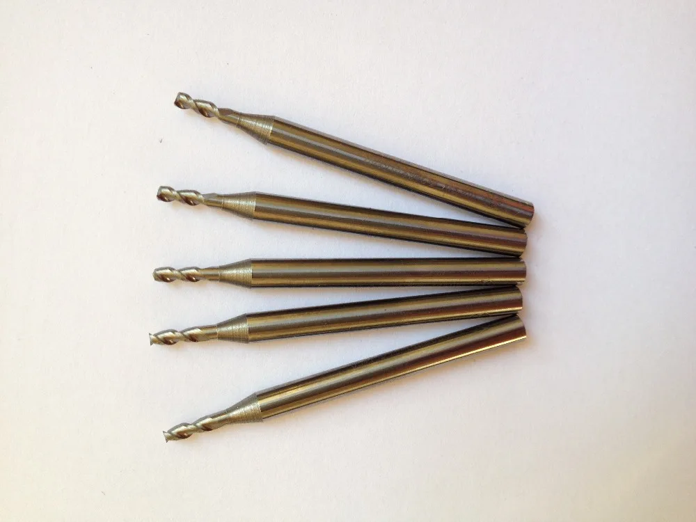 

free shippiing-1 bag (120pcs) Flat End Mills and ball nose endmills for Aluminium hrc50 CNC solid carbide milling tools cutters