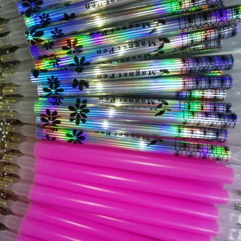 

1Pc 3Colors 3D Nail Art Magnetic Stick Cats Eyes UV Gel Polish Brushs Magnet Manicure Pen Nail Polish Double Head Magnet Art Pen