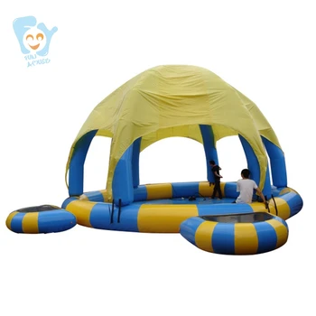 

Customize Rental Commercial Giant Inflatable Game 1pc Water Walking Ball Pool 1pc Inflatable Dome Tent 2pcs Jumping Trampoline