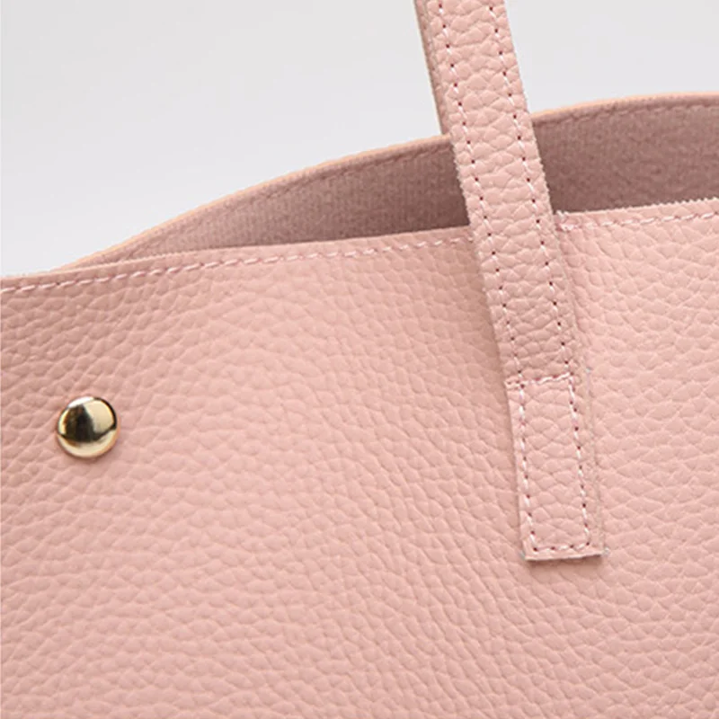 Женская кожаная сумка вместительная однотонная высокого качества|designer leather