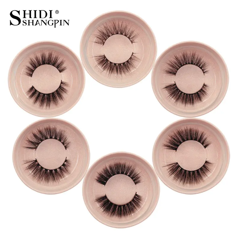 

SHIDISHANGPIN Wholesale 3d Mink Eyelashes Hand Made Makeup False Eyelashes Natural Long Eyelash Extension 30 Pairs Eyelashes