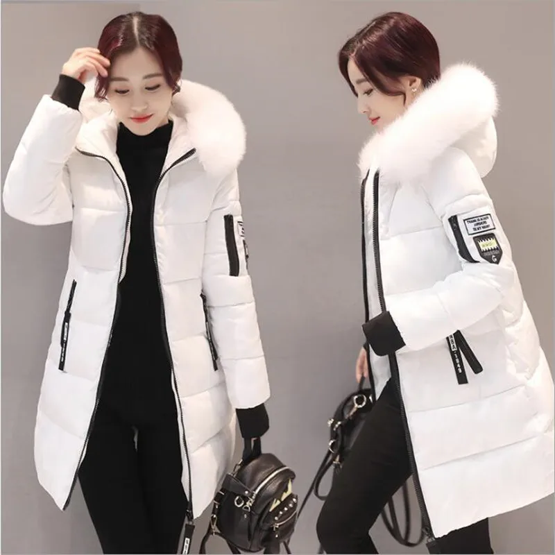 Buy winter jacket women Coat 2018 Fashion Cotton Big