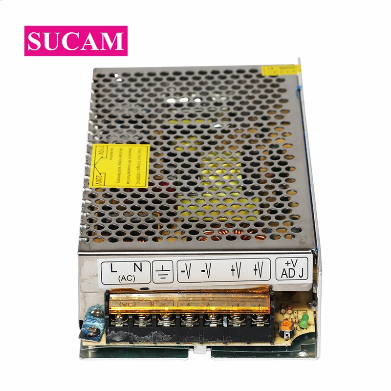 

SUCAM DC 12V 10A 120w Adapter Switching Universal Regulated Power Supply for DVR CCTV Camera LED Strip Light
