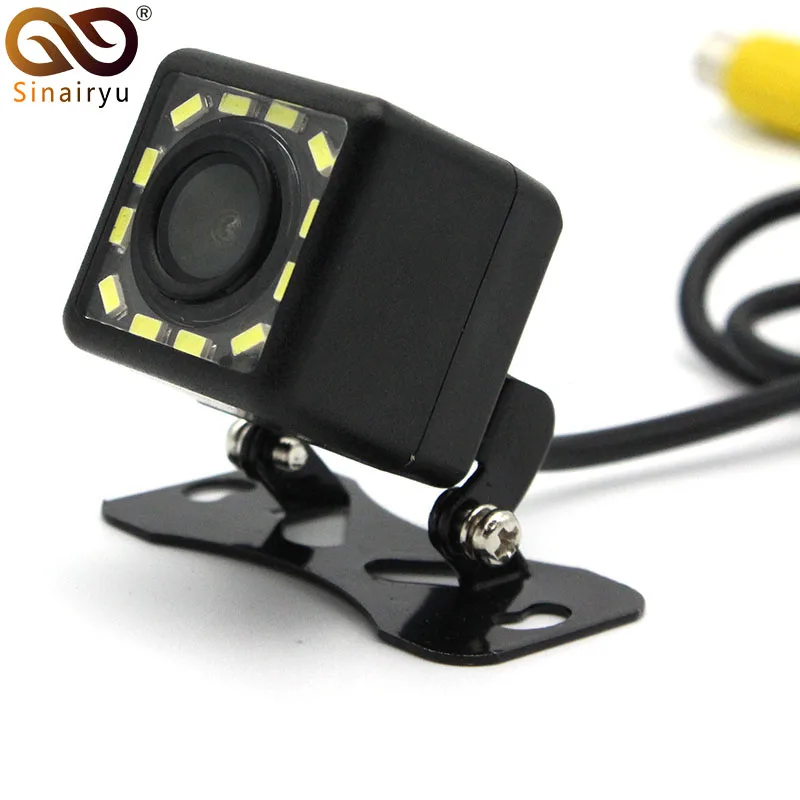 

Sinairyu Car Rear View Camera Universal Backup Parking Camera 12 LED Night Vision Waterproof 170 Wide Angle HD Color Image