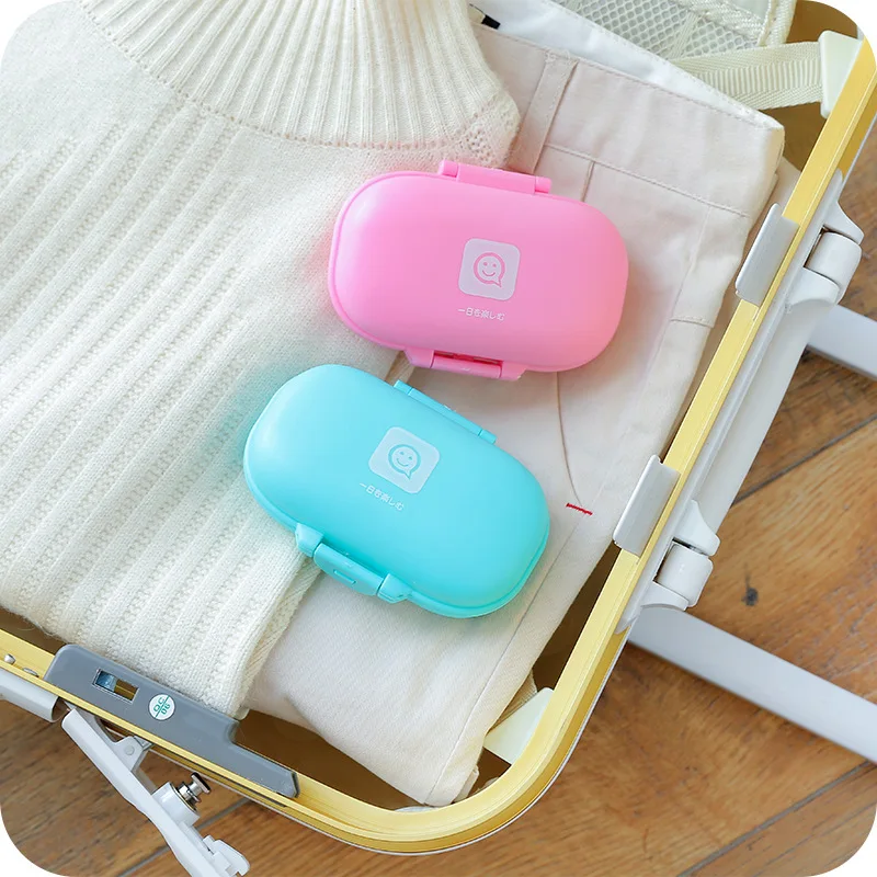 Sqinans Portable Sealed Travel Soap Box Plastic Soap Dishes Bathroom Soap Holder Outdoor Soap Storage Box Organizer